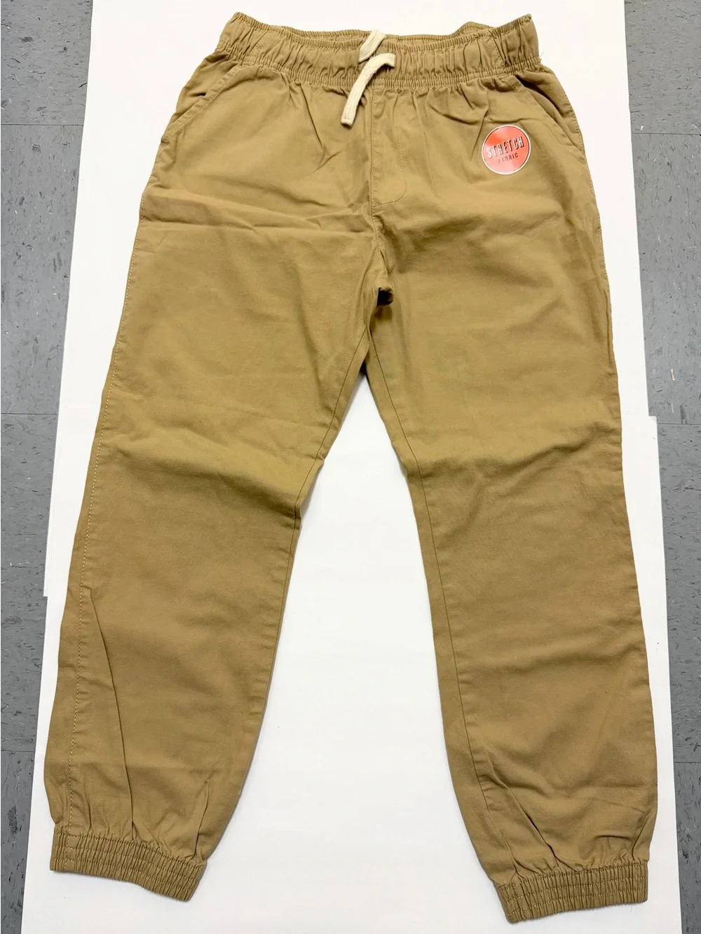 The Children's Place Khaki Drawstring Joggers Youth Boys Size 10 Husky
